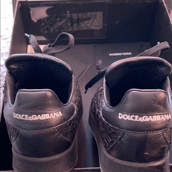 Dolce and Gabbana sneakers black with lace - Picture 5 of 7